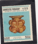 Stamps Paraguay -  Cultura de Colima
