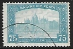 Stamps Hungary -  Edificio del Parlamento