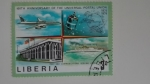 Sellos de Africa - Liberia -  Correos y Comunicacion