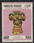 Stamps Paraguay -  Cultura Teotihucana