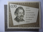 Stamps Venezuela -  Primer Centenario de la Muerte de Agustín Codazzi, 1859-1959 - 