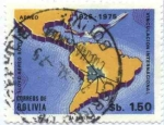 Stamps Bolivia -  Conmemoracion al cincuentenario del Lloyd Aereo Boliviano