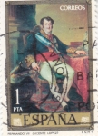 Sellos de Europa - Espaa -  PINTURA- Fernando VII - (Vicente López Portaña) (35)