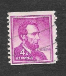 Sellos de America - Estados Unidos -  1036 - Abraham Lincoln
