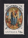 Stamps America - Antigua and Barbuda -  Navidad de 1977