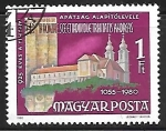 Stamps Hungary -  Tihany Benedictine Abbey