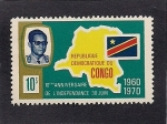 Stamps Africa - Democratic Republic of the Congo -  10º Aniv. de la Independencia