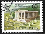Stamps Hungary -  Templo de Artemis, Ephesos