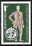 Stamps : Europe : Hungary :  Organización Mundial de la Salud