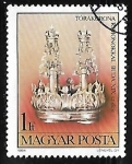 Stamps Hungary -  Torah Crown, Buda