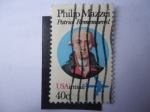 Stamps United States -  Philip Mazzei (1730-1816) Cirujano,Politico;Escritor,Comerciante - Patriot rememberd(Patriota record