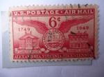 Stamps United States -  Casa del terrateniente Escocés John Carlyle (1720-1780) Alexandris-Viriginia - Taberna de Gadsby-Mus
