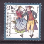 Stamps Germany -  serie- Constumbres tradicionales
