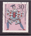 Stamps Germany -  Clown
