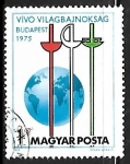 Stamps Hungary -  Esgrima | Globo Terrestre