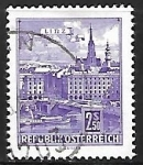 Stamps Austria -  Danube Bridge, Linz