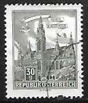 Stamps Austria -  City Hall, Vienna