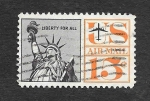 Sellos de America - Estados Unidos -  C63 - Monumento Americano