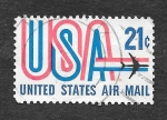 Sellos de America - Estados Unidos -  C81 - Avión
