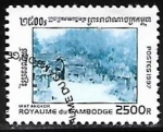 Sellos de Asia - Camboya -   Wat Angkor Patrimonio de la Humanidad