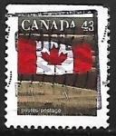 Stamps Canada -  Bandera Canadiense