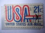 Stamps United States -  USA y Avión - Correo 1968-/73