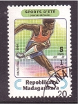 Stamps Madagascar -  Juegos de verano