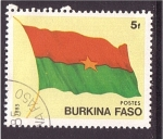 Stamps Africa - Burkina Faso -  Bandera