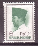 Stamps : Asia : Indonesia :  Presidente de Indonesia