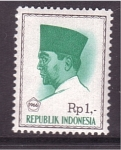 Sellos de Asia - Indonesia -  Presidente de Indonesia