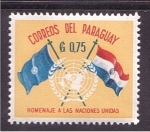 Sellos de America - Paraguay -  Homenaje a las Naciones Unidas