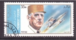 Stamps United Arab Emirates -  Charles de Gaulle y Airgraft