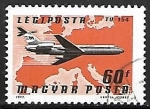 Stamps Hungary -  TU-154, Malév
