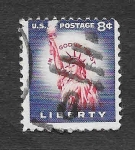 Sellos de America - Estados Unidos -  1042 - Estatua de la Libertad