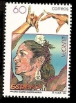 Stamps Spain -  Europa - Mujeres célebres - Carmen Amaya