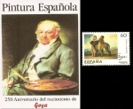 Sellos de Europa - Espa�a -  250 Aniversario nacimiento de Goya - Pintura Española - Niños con mastines