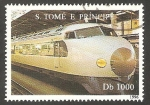 Stamps : Africa : S�o_Tom�_and_Pr�ncipe :  Tren