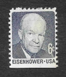 Sellos de America - Estados Unidos -  1393 - Dwight David Eisenhower