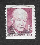 Sellos de America - Estados Unidos -  1395 - Dwight David Eisenhower