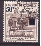 Stamps Colombia -  El mono de la pila- Tunja
