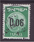 Stamps Israel -  Nueva moneda- Valores en negro