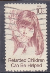 Stamps United States -  RETRATO DE UNA NIÑA