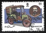 Stamps Afghanistan -  Panhard Limosine (1899) 