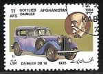 Stamps Afghanistan -  Daimler DB 18 saloon (1935) 