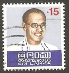 Sellos de Asia - Sri Lanka -  457 - Primer Ministro Bandaranaike
