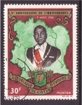 Stamps : Africa : Ivory_Coast :  V aniv.