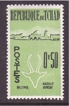 Stamps : Africa : Chad :  Paisaje