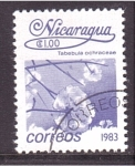 Stamps Nicaragua -  serie- Flores
