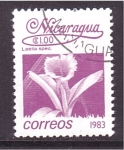 Stamps : America : Nicaragua :  serie- Flores