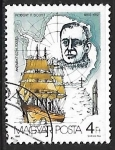 Stamps Hungary -  Robert F. Scott